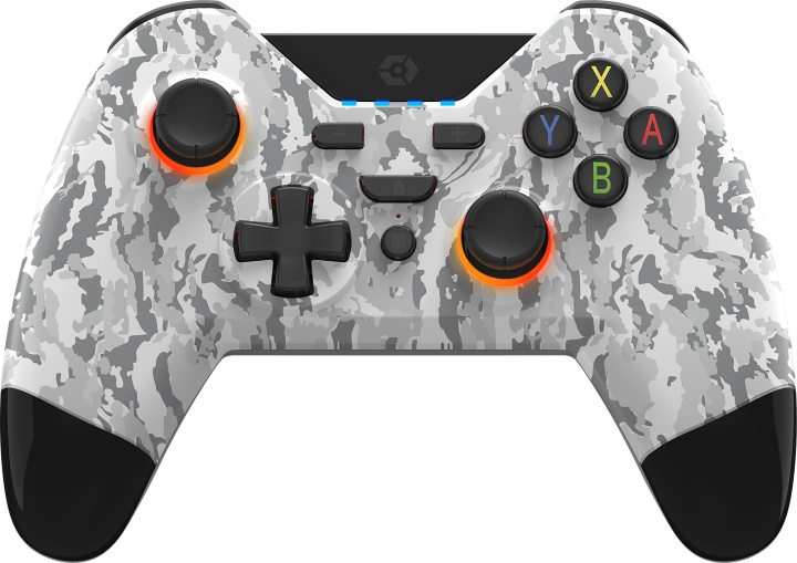 Gioteck WX4+ trådløs kontroller, hvit camouflage, Switch i gruppen Elektronikk / TV-spill & tilbehør / Nintendo Switch / Tilbehør hos TP E-commerce Nordic AB (C54631)