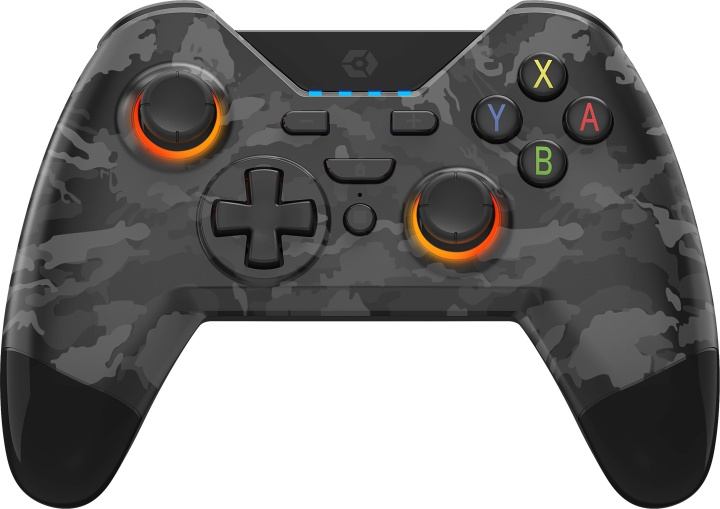 Gioteck WX4+ trådløs kontroller, Black Camo, Switch i gruppen Elektronikk / TV-spill & tilbehør / Nintendo Switch / Tilbehør hos TP E-commerce Nordic AB (C54632)