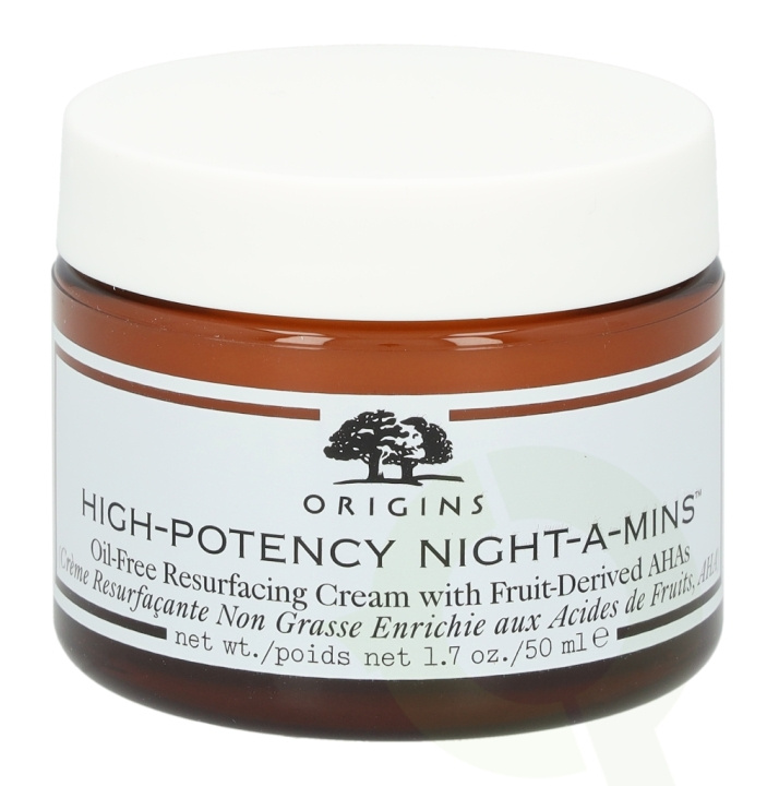Origins High-Potency Night-A-Mins Resurfacing Cream 50 ml Oil-Free i gruppen HELSE OG SKJØNNHET / Hudpleie / Ansikt / Ansiktskrem hos TP E-commerce Nordic AB (C54720)