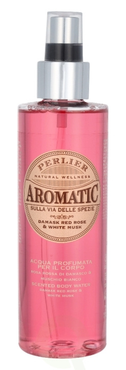 Perlier Aromatic Red Rose & White Musk Scented Body Water 200 ml i gruppen HELSE OG SKJØNNHET / Hudpleie / Kroppspleie / Bodymist hos TP E-commerce Nordic AB (C54779)