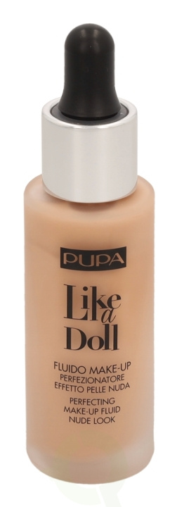 Pupa Milano Pupa Pupa Like A Doll Perfecting Make-Up Fluid SPF15 30 ml #030 Natural Beige i gruppen HELSE OG SKJØNNHET / Makeup / Makeup ansikt / Foundation hos TP E-commerce Nordic AB (C54813)