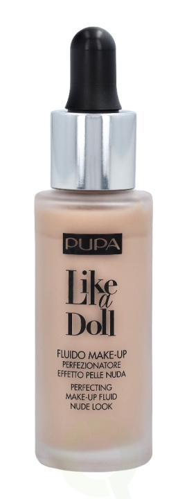 Pupa Milano Pupa Pupa Like A Doll Perfecting Make-Up Fluid SPF15 30 ml #010 Porcelain i gruppen HELSE OG SKJØNNHET / Makeup / Makeup ansikt / Foundation hos TP E-commerce Nordic AB (C54814)