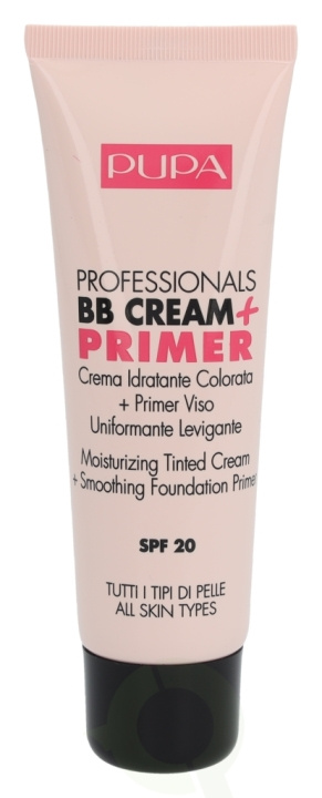Pupa Milano Pupa Pupa Professionals BB Cream + Primer SPF20 50 ml #002 Sand - All Skin Types i gruppen HELSE OG SKJØNNHET / Makeup / Makeup ansikt / CC/BB Cream hos TP E-commerce Nordic AB (C54842)