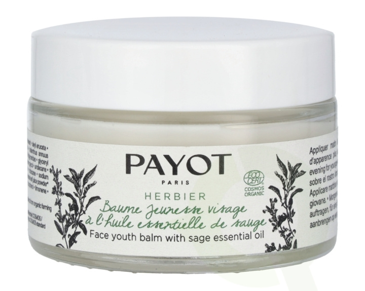 Payot Herbier Face Youth Balm With Sage Essential Oil 50 ml i gruppen HELSE OG SKJØNNHET / Hudpleie / Ansikt / Ansiktsolje hos TP E-commerce Nordic AB (C54952)