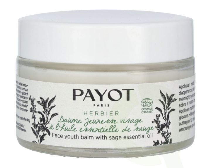 Payot Herbier Face Youth Balm med eterisk salvieolje 50 ml i gruppen HELSE OG SKJØNNHET / Hudpleie / Ansikt / Ansiktsolje hos TP E-commerce Nordic AB (C54952)