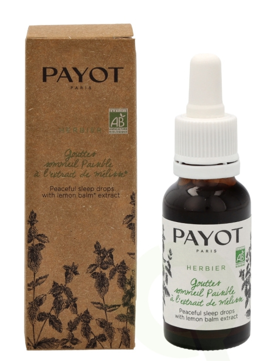 Payot Herbier Peaceful Sleep Drops 20 ml med sitron i gruppen HELSE OG SKJØNNHET / Hudpleie / Kroppspleie / Body lotion hos TP E-commerce Nordic AB (C54975)