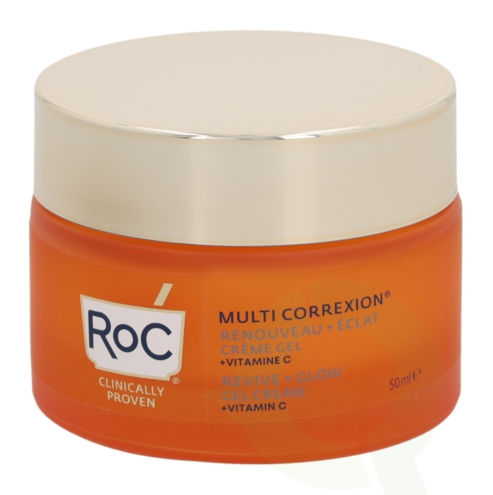 ROC Multi Correxion Revive & Glow Gel Cream 50 ml Revive + Glow - 24Hrs i gruppen HELSE OG SKJØNNHET / Hudpleie / Ansikt / Dagkrem hos TP E-commerce Nordic AB (C54997)