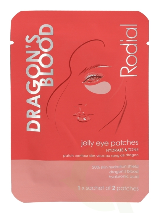 Rodial Dragon\'s Blood Jelly Eye Patche 3 gr i gruppen HELSE OG SKJØNNHET / Hudpleie / Ansikt / Øyne hos TP E-commerce Nordic AB (C55051)