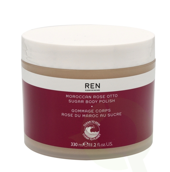 REN Moroccan Rose Otto Sugar Body Polish 330 ml i gruppen HELSE OG SKJØNNHET / Hudpleie / Kroppspleie / Body lotion hos TP E-commerce Nordic AB (C55104)