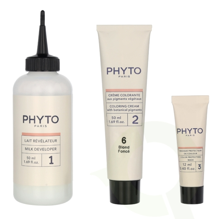 Phyto Phytocolor Permanent Color 112 ml #06 Dark Brown i gruppen HELSE OG SKJØNNHET / Hår & styling / Hårpleie / Hårfarge / Hårfarge & Fargebombe hos TP E-commerce Nordic AB (C55169)