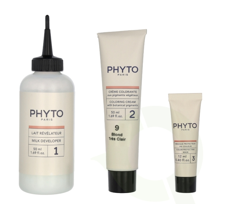 Phyto Phytocolor Permanent Color 112 ml #09 Very Light Blond i gruppen HELSE OG SKJØNNHET / Hår & styling / Hårpleie / Hårfarge / Hårfarge & Fargebombe hos TP E-commerce Nordic AB (C55175)