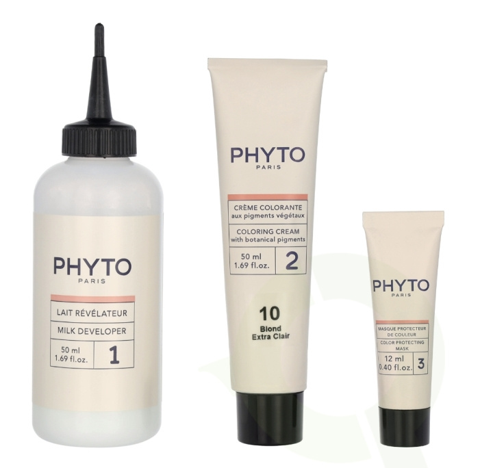 Phyto Phytocolor Permanent Color 112 ml #10 Extra Fair Blond i gruppen HELSE OG SKJØNNHET / Hår & styling / Hårpleie / Hårfarge / Hårfarge & Fargebombe hos TP E-commerce Nordic AB (C55177)