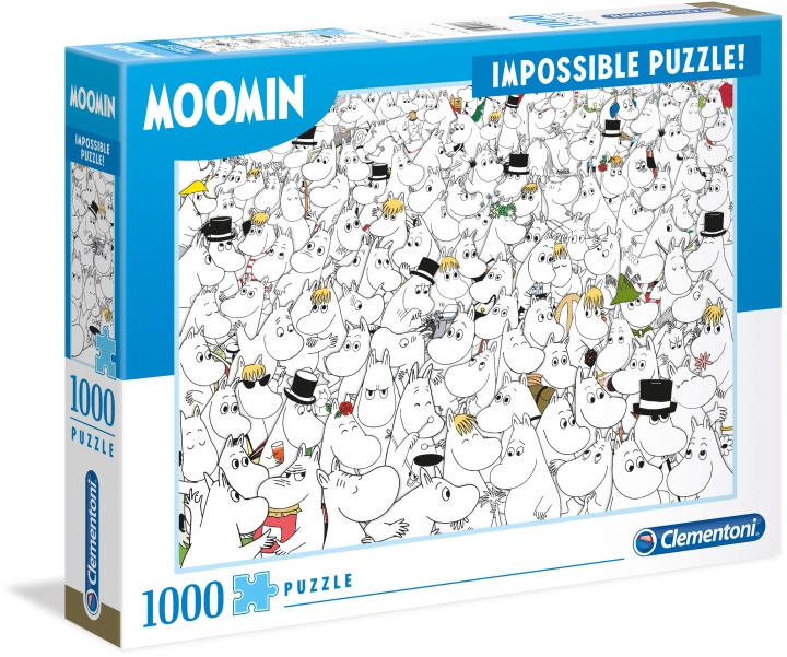 Clementoni Mumin Umulig puslespill, 1000 brikker i gruppen SPORT, FRITID & HOBBY / Hobby / Puslespill hos TP E-commerce Nordic AB (C55217)