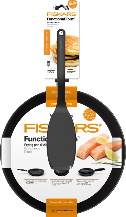 Fiskars Functional Form - stekepanne 28 cm + stekespade i gruppen HJEM, HUS OG HAGE / Kjøkkenutstyr / Stekepanner hos TP E-commerce Nordic AB (C55224)