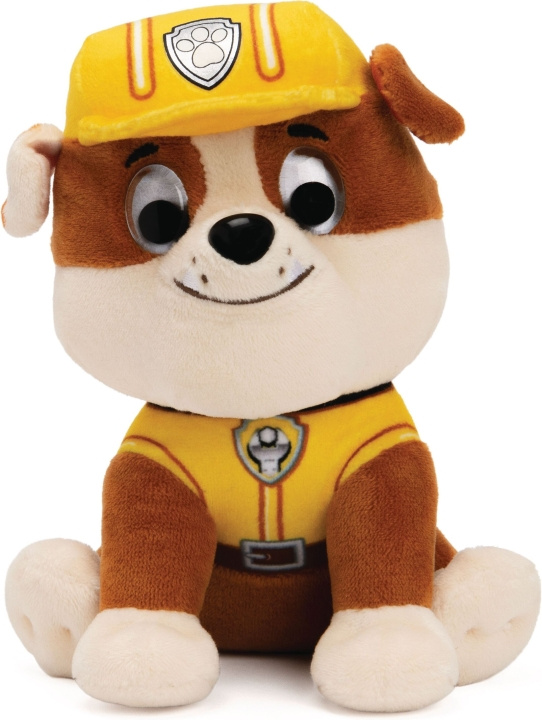 Gund Paw Patrol Rubble myk hund, 15 cm i gruppen LEKER, BARN OG BABY / Babyleker (0-3 år) / Kosedyr hos TP E-commerce Nordic AB (C55230)