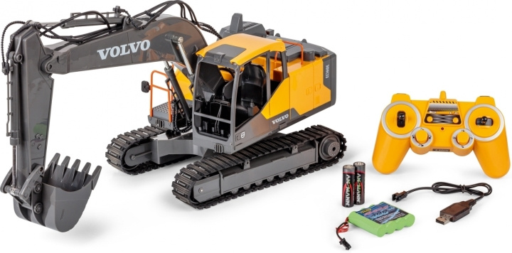 Carson Excavator Volvo - fjärrstyrd grävmaskin i gruppen LEKER, BARN OG BABY / Radiostyrt / Radiostyrte biler hos TP E-commerce Nordic AB (C55264)