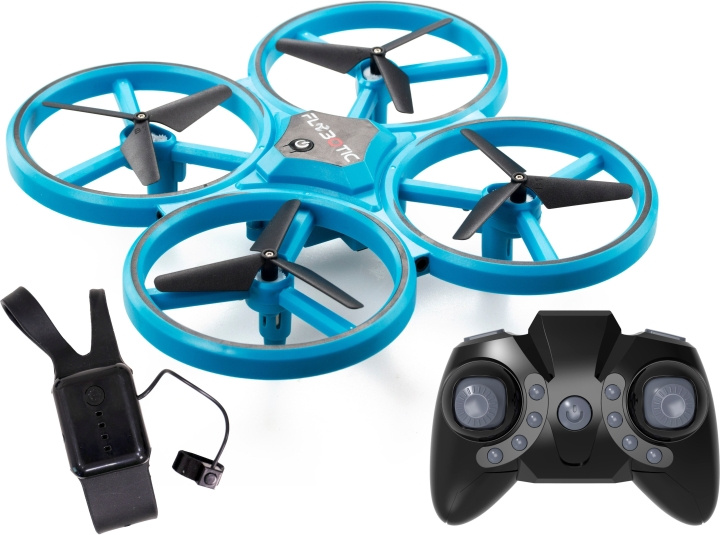 Flybotic Flashing - Fjernstyrt drone, blå i gruppen LEKER, BARN OG BABY / Radiostyrt / Droner hos TP E-commerce Nordic AB (C55266)