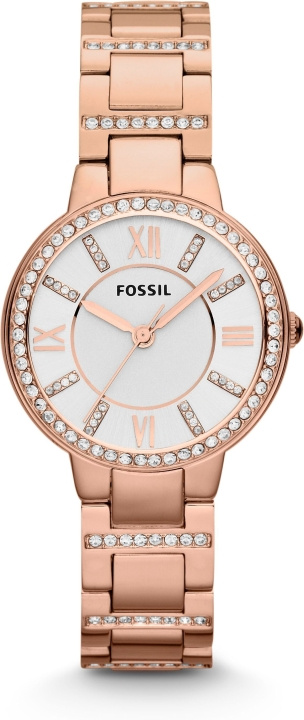 Fossil Virginia ES3284 armbandsur, 30mm, Roséguld i gruppen SPORT, FRITID & HOBBY / Tilbehør / Klokker hos TP E-commerce Nordic AB (C55287)