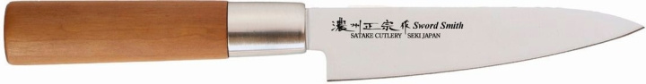 SATAKE Noushu Masamuke Saku Chrome Small Utility Knife, 12 cm i gruppen HJEM, HUS OG HAGE / Kjøkkenutstyr / Kjøkkenkniver og knivslipere hos TP E-commerce Nordic AB (C55302)