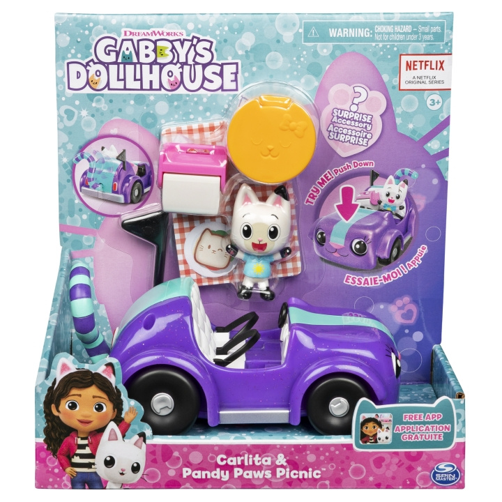 Gabby\'s Dollhouse - Carlita & Pandy Paws Picnic-lekesett i gruppen LEKER, BARN OG BABY / Leker / Lekesett hos TP E-commerce Nordic AB (C55310)