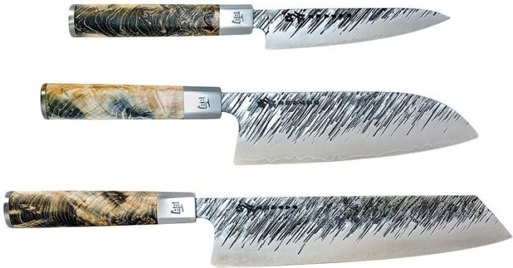 SATAKE Ame knivsett, 3 kniver i gruppen HJEM, HUS OG HAGE / Kjøkkenutstyr / Kjøkkenkniver og knivslipere hos TP E-commerce Nordic AB (C55369)