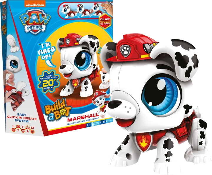 Bygg en Paw Patrol Marshall-robot i gruppen LEKER, BARN OG BABY / Leker / Byggeleker / Byggeklosser hos TP E-commerce Nordic AB (C55385)