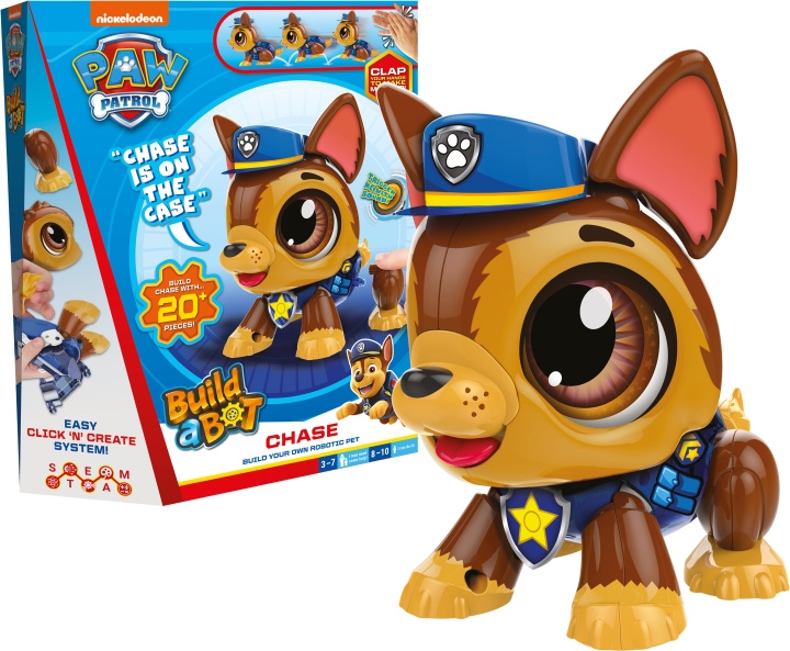 Build a Bot - Sound Paw Patrol, Chase i gruppen LEKER, BARN OG BABY / Leker / Leksaker hos TP E-commerce Nordic AB (C55386)