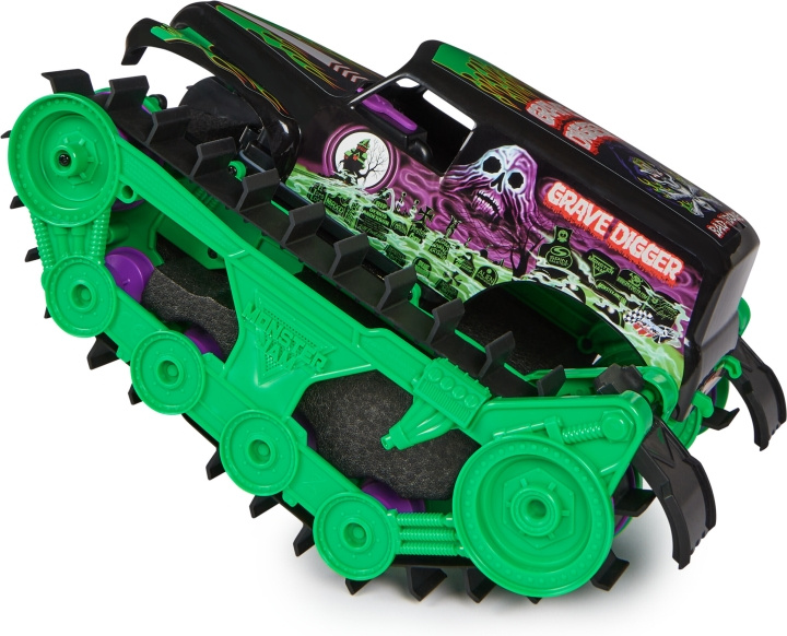 Monster Jam Grave Digger Trax - fjärrstyrd fordon 1:15. i gruppen LEKER, BARN OG BABY / Radiostyrt / Annet radiostyrt hos TP E-commerce Nordic AB (C55398)