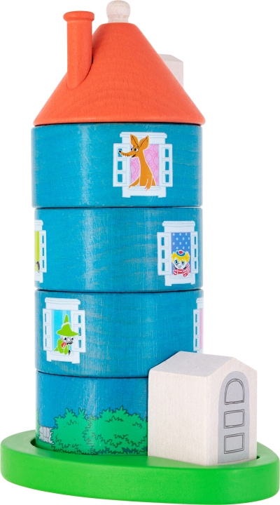 Mumin - stabelbart Muminhus, tre i gruppen LEKER, BARN OG BABY / Leker / Byggeleker / Byggeklosser hos TP E-commerce Nordic AB (C55411)