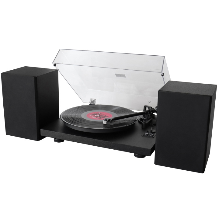 Soundmaster PL711SW Platespiller med 2-veis høyttaler Bluetooth i gruppen Elektronikk / Lyd & Bilde / Hjemmekino, HiFi og bærbar / Kompakt Stereo & Platespillere hos TP E-commerce Nordic AB (C55427)