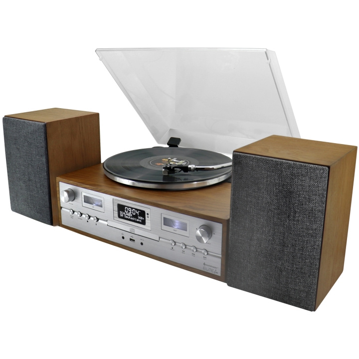 Soundmaster PL895 Musikkanlegg i 70-tallsdesign i gruppen Elektronikk / Lyd & Bilde / Hjemmekino, HiFi og bærbar / Kompakt Stereo & Platespillere hos TP E-commerce Nordic AB (C55429)