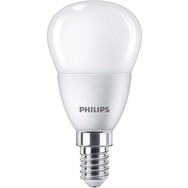 Philips 4-pakning LED E14 Sphere P45 5W (40W) Frost 470lm i gruppen Elektronikk / Lys / LED-lys hos TP E-commerce Nordic AB (C55459)