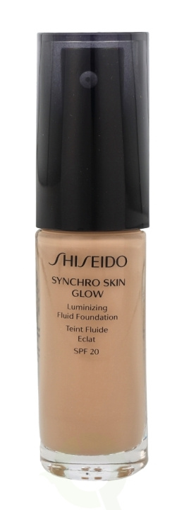 Shiseido Synchro Skin Glow Luminising Fluid Solkrem Found. 30 ml #3 Golden i gruppen HELSE OG SKJØNNHET / Makeup / Makeup ansikt / Foundation hos TP E-commerce Nordic AB (C55717)
