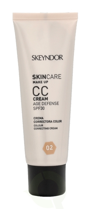 Skeyndor CC Cream Age Defence SPF30 40 ml #02 Medium/Dark Skin i gruppen HELSE OG SKJØNNHET / Makeup / Makeup ansikt / CC/BB Cream hos TP E-commerce Nordic AB (C55972)