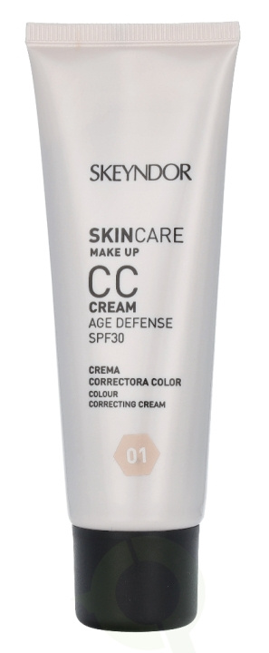 Skeyndor CC Cream Age Defence SPF30 40 ml #01 Light Skin i gruppen HELSE OG SKJØNNHET / Makeup / Makeup ansikt / CC/BB Cream hos TP E-commerce Nordic AB (C55973)