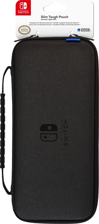 Hori Slim Tough Pouch beskyttelsesveske, svart, Switch OLED i gruppen Elektronikk / TV-spill & tilbehør / Nintendo Switch / Tilbehør hos TP E-commerce Nordic AB (C56107)