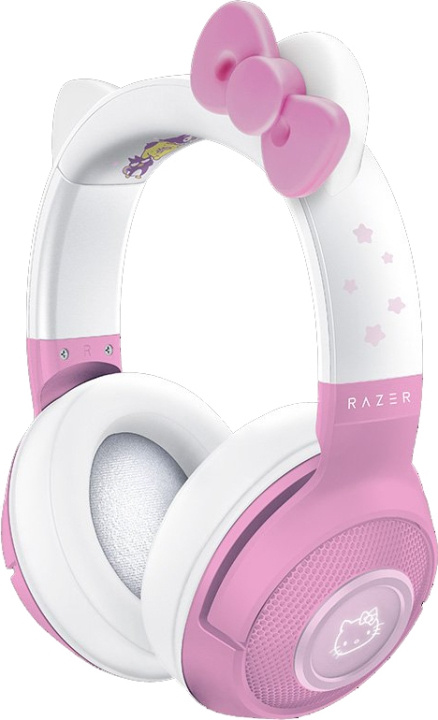 Razer Kraken Kitty V2 Bluetooth Hello Kitty Edition spelheadset, rosa i gruppen Datautstyr / GAMING / Headset hos TP E-commerce Nordic AB (C56149)