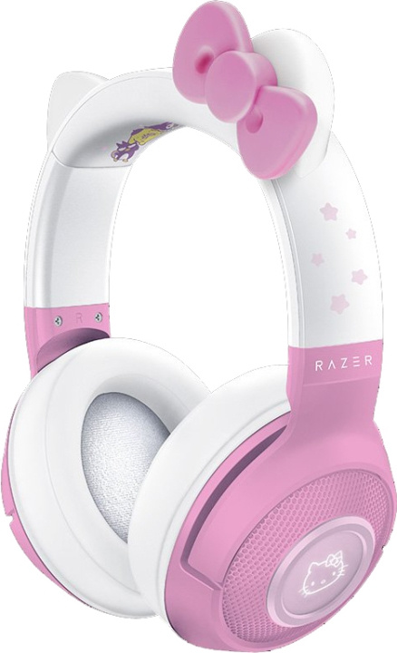 Razer Kraken Kitty V2 Bluetooth Hello Kitty Edition spillhodesett, rosa i gruppen Datautstyr / GAMING / Headset hos TP E-commerce Nordic AB (C56149)