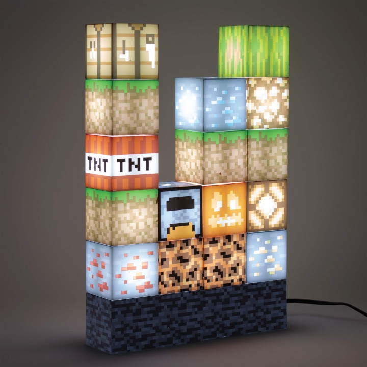 Paladone Minecraft Building Block Light i gruppen Datautstyr / GAMING / Gaming-tilbehør hos TP E-commerce Nordic AB (C56151)