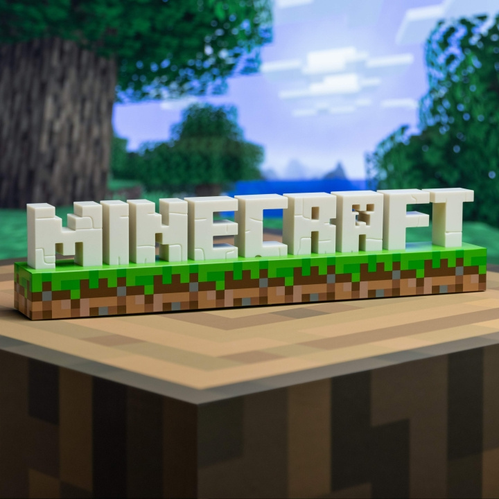 Paladone Minecraft Logo Light i gruppen Datautstyr / GAMING / Gaming-tilbehør hos TP E-commerce Nordic AB (C56154)