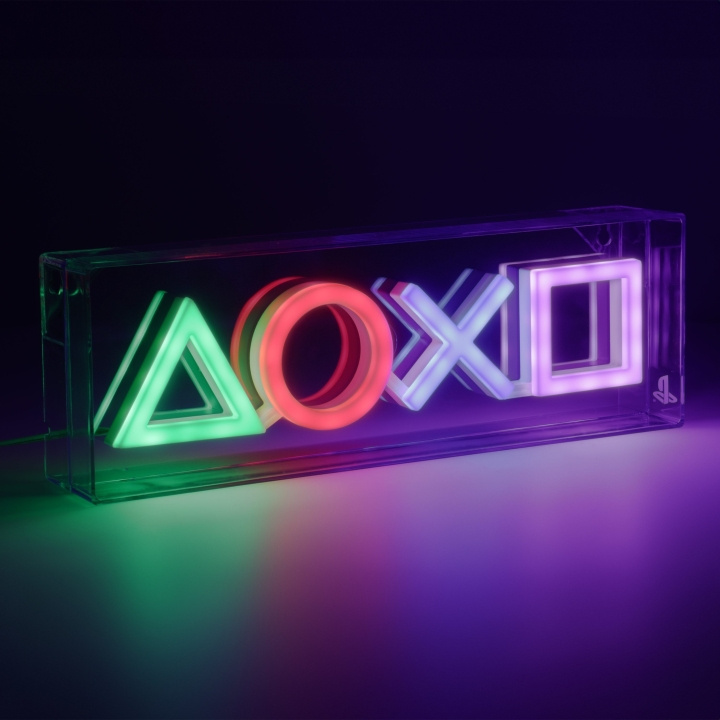 Paladone PlayStation LED Neon Light i gruppen Datautstyr / GAMING / Gaming-tilbehør hos TP E-commerce Nordic AB (C56159)