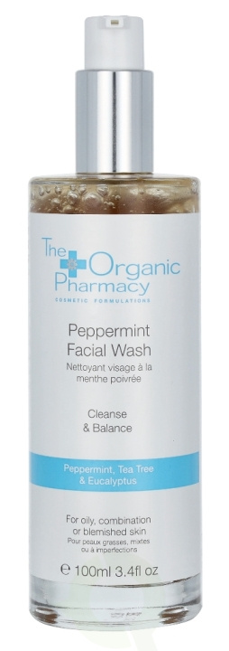 The Organic Pharmacy Peppermint Facial Wash 100 ml For Oily , Combination or blemished skin i gruppen HELSE OG SKJØNNHET / Hudpleie / Ansikt / Rengjøring hos TP E-commerce Nordic AB (C56191)