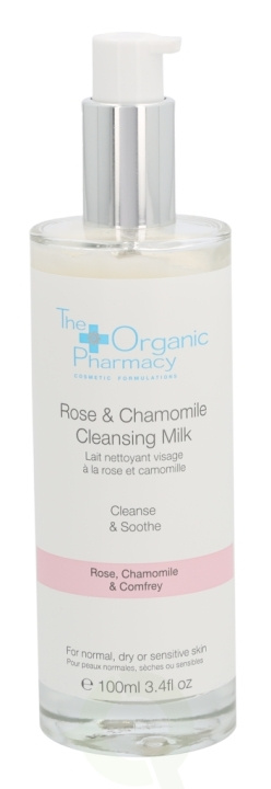 The Organic Pharmacy Rose & Chamomile Cleansing Milk 100 ml For Sensitive Skin/Normal To Dry Skin i gruppen HELSE OG SKJØNNHET / Hudpleie / Ansikt / Rengjøring hos TP E-commerce Nordic AB (C56192)