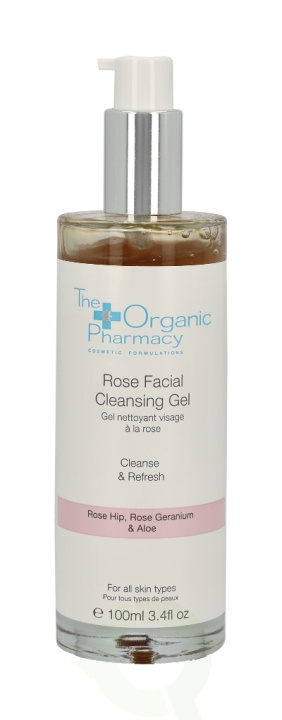The Organic Pharmacy Rose Facial Cleansing Gel 100 ml Cleanse & Refresh For All Skin Types i gruppen HELSE OG SKJØNNHET / Hudpleie / Ansikt / Rengjøring hos TP E-commerce Nordic AB (C56194)