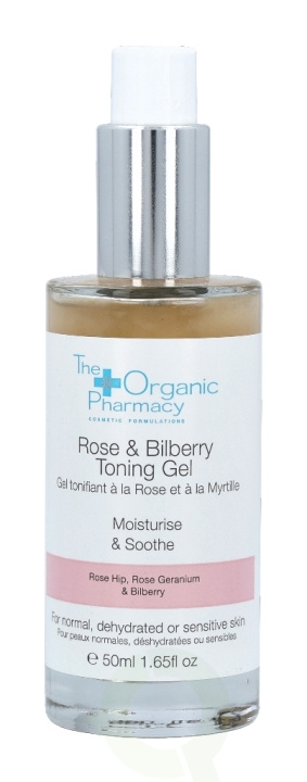 The Organic Pharmacy Rose & Bilberry Toning Gel 50 ml Helps Hydrate & Soothe Delicate Skin i gruppen HELSE OG SKJØNNHET / Hudpleie / Ansikt / Ansiktskrem hos TP E-commerce Nordic AB (C56198)