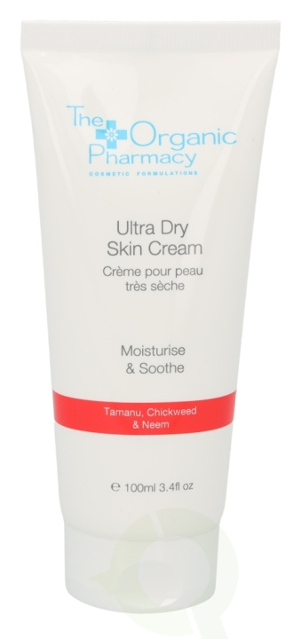 The Organic Pharmacy Ultra Dry Skin Cream 100 ml Moisturise & Sooth / Tamanu, Chickweed & Neem i gruppen HELSE OG SKJØNNHET / Hudpleie / Kroppspleie / Body lotion hos TP E-commerce Nordic AB (C56231)