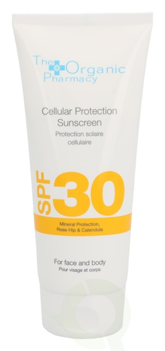 The Organic Pharmacy Cellular Protection Sun Cream SPF30 100 ml For Face And Body i gruppen HELSE OG SKJØNNHET / Hudpleie / Soling / Solkrem hos TP E-commerce Nordic AB (C56241)