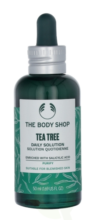 The Body Shop Tea Tree Anti-Imperfection Daily Solution 50 ml Purify, egnet for uren og sensitiv hud i gruppen HELSE OG SKJØNNHET / Hudpleie / Ansikt / Hudserum hos TP E-commerce Nordic AB (C56324)