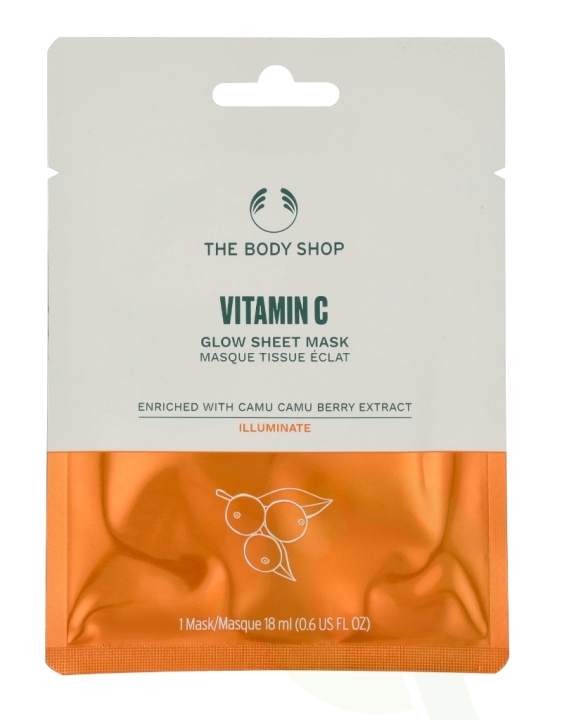 The Body Shop Sheet Mask 18 ml Vitamin C Glow i gruppen HELSE OG SKJØNNHET / Hudpleie / Ansikt / Masker hos TP E-commerce Nordic AB (C56338)