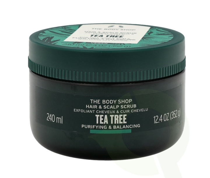 The Body Shop Hair & Scalp Scrub 240 ml Tea Tree i gruppen HELSE OG SKJØNNHET / Hudpleie / Ansikt / Skrubb/peeling hos TP E-commerce Nordic AB (C56345)